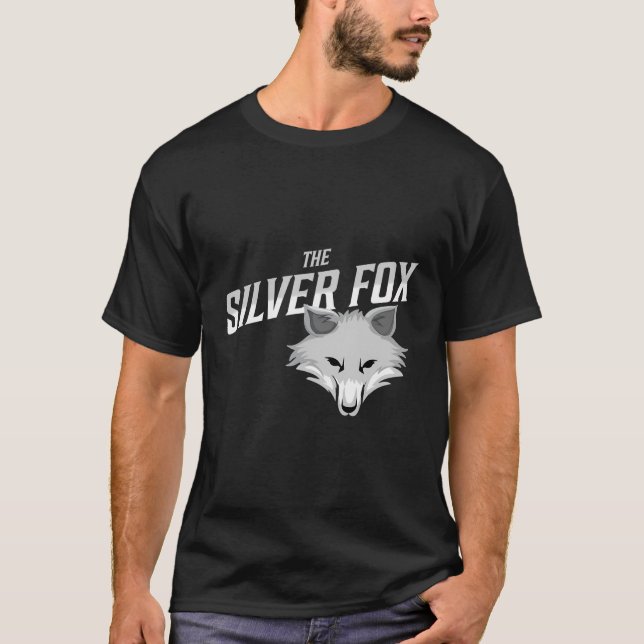 Silver Fox-design T Shirt (Framsida)