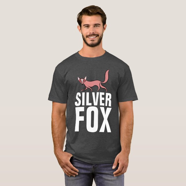 SILVER FOX, Manar Birthday T-shirts (Hel framsida)
