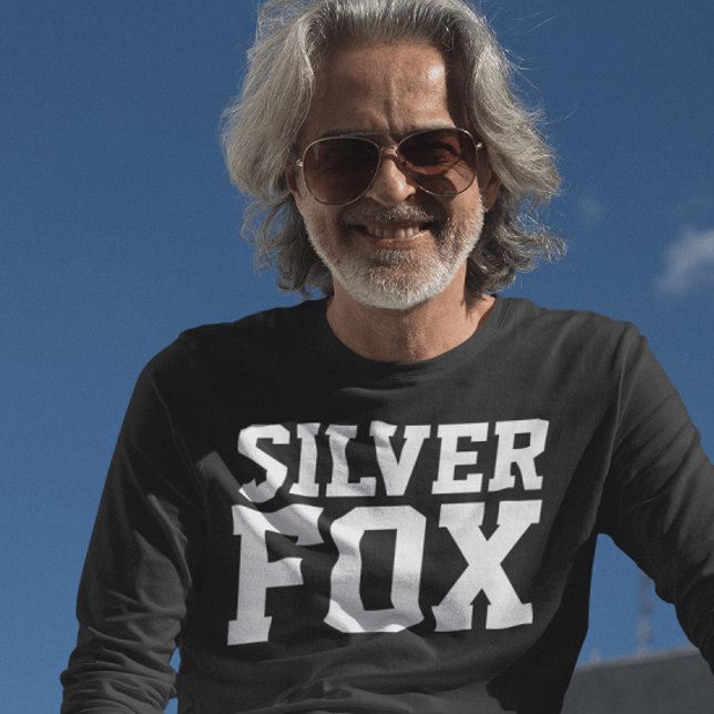 SILVER FOX Manar Födelsedag T-shirts (Skapare uppladdad)