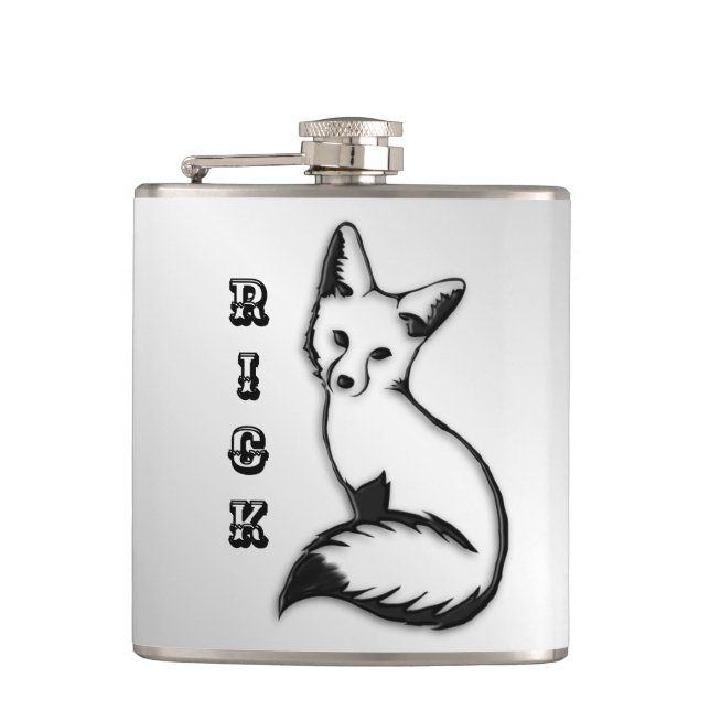 Silver Fox Personlig Fickplunta (Framsidan)