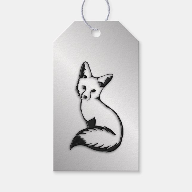 Silver Fox Presentetikett (Framsidan)