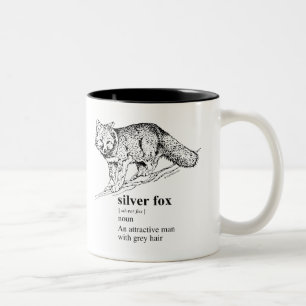 SILVER FOX Två-Tonad MUGG