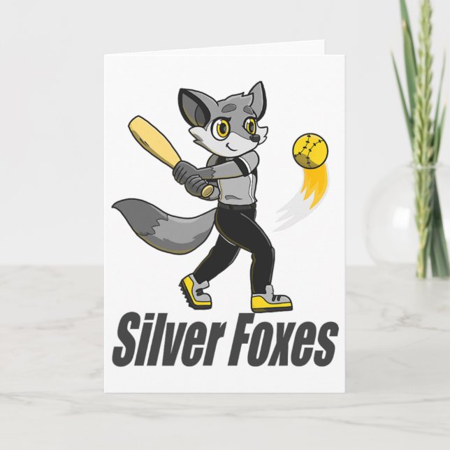 Silver Foxes Softll  Kort (Framsida)
