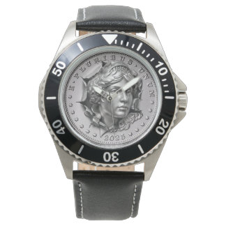 Silver frihet armbandsur