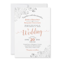 Silver Frills Elegant Terracotta på Bröllop