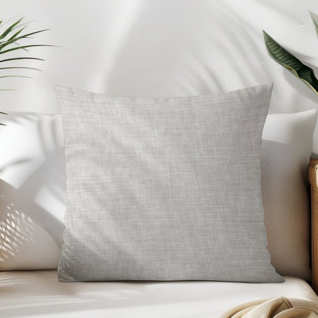 Silver fryst vinterlinne struktur kudde (Skapare uppladdad)