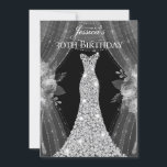 Silver-gardiner Dress Womans 30års födelsedag Part Inbjudningar<br><div class="desc">Silver-gardiner Dress Womans 30års födelsedag Party-inbjudningsvarianter till inbjudan och matchande artiklar i vår butik</div>