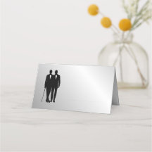 Silver Gay Bröllop växer med Namn och datum