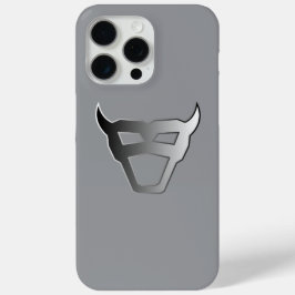 Silver Geometric Bull Chrome Look logo