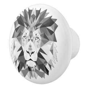 Silver geometrisk Lejonare Knopp