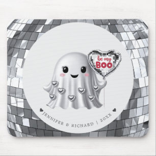 Silver Ghost Valentine med Namn År Mönster Musmatta