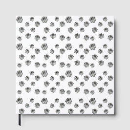 Silver Gift Boxes Elegant Holiday Premium Party Gästböcker