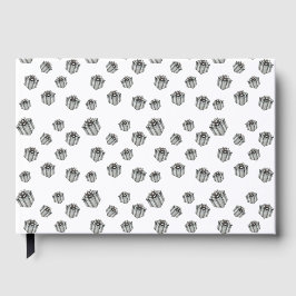 Silver Gift Boxes Elegant Holiday Premium Party Gästböcker