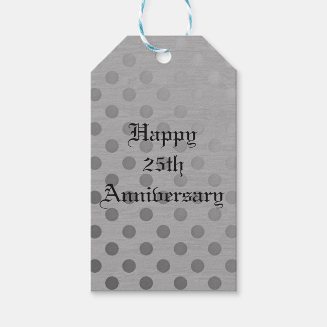 Silver Gift Märkres Presentetikett (Framsidan)