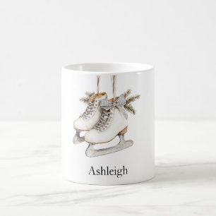 Silver Glam Ice Skates jul Kaffemugg
