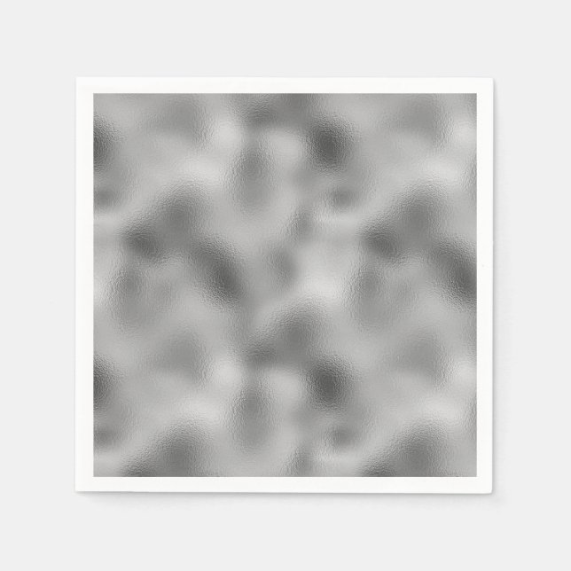 Silver Glam Pappersservett (Framsidan)