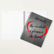 Silver Glam Planner Hon Kärlek, hennes sätt