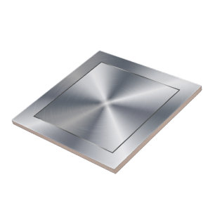 Silver Glänsande Metallisk Design Rostfritt Stål U Kakelplatta