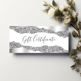 Silver Glitter Diamonds Glam presentkort