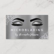 Silver Glitter Gnistra Eyelash Microblading