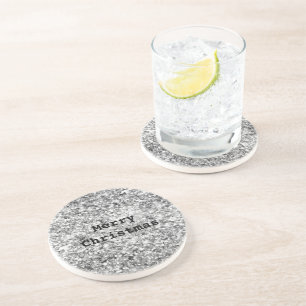 Silver Glitter Gnistra Underlägg