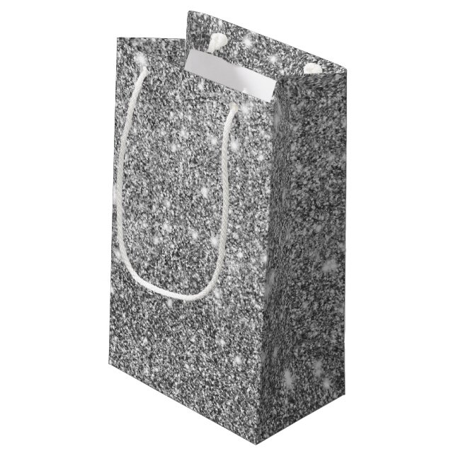 Silver Glitter Gnistrar (Baksidan Vinklad)