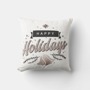 Silver Glitter God Jul Klockor Jul Kudde