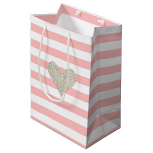 Silver Glitter Heart