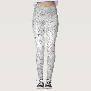 Silver Glitter Leggings