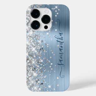 Silver Glitter Ljus Blå Glam Girlly Signatur