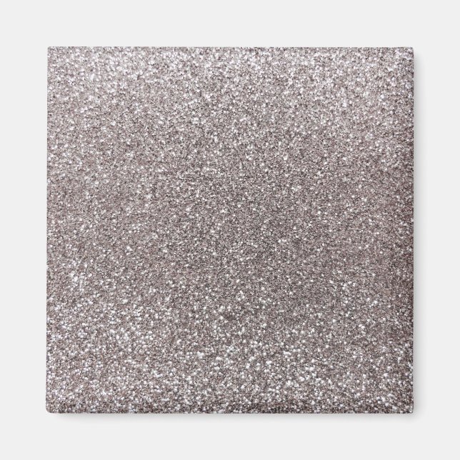 Silver glitter magnet (Framsidan)