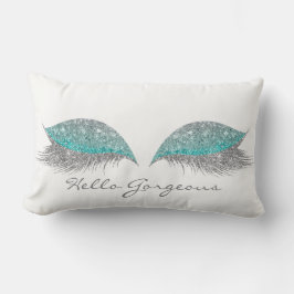 Silver Glitter Makeup Lash Gorgous Lumbarkudde