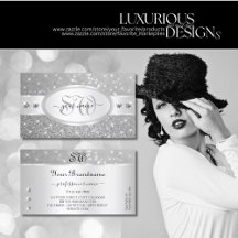Silver Glitter-mousserande stjärnor Diamonds Initi