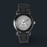 Silver Glitter och Gnistra Monogram lyx Armbandsur<br><div class="desc">Silver Faux Glitter och Gnistra Elegant Monogram Watch. Den här bevakningen kan anpassas så att den omfattar ditt första och första namn. Glitter Watch ger en underbar Möhippa,  Födelsedagsfest eller Bachelorette Party-gåva till den speciella person som kärlek rosa.</div>