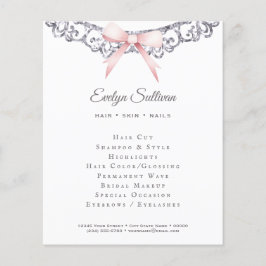 Silver glitter ram rosa flugflygare för flygblad