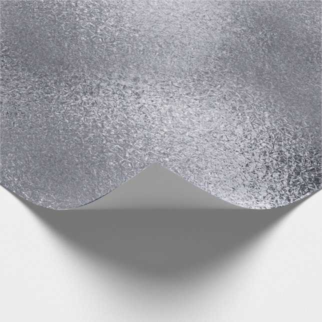Silver Glitter Shiny Glass Ice Vip Presentpapper (Hörn)