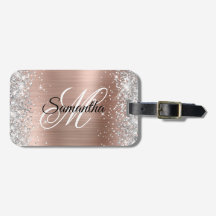 Silver Glitter Shiny Rose Gold Fals Folie