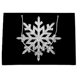 Silver Glitter Snowflake