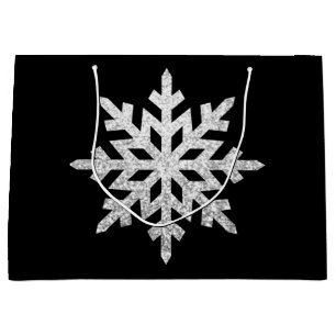 Silver Glitter Snowflake