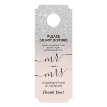 Silver glitter stör inte det välkomna bröllop