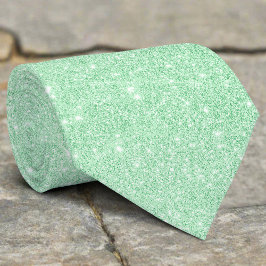 Silver Glitter Struktur Grönt Sparkling Shiny Slips