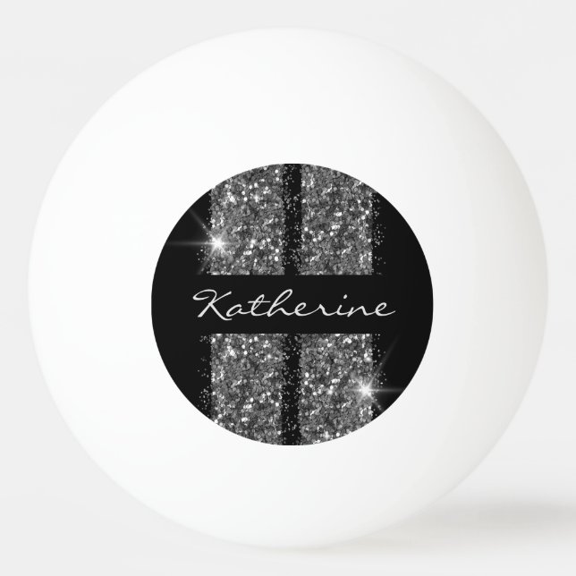 Silver Glitter, Tävla Rand Pingisboll (Framsidan)