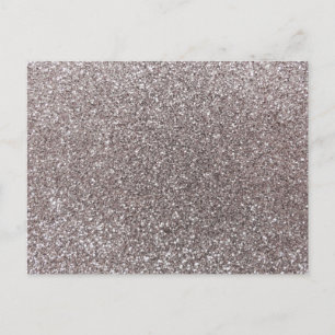 Silver glitter vykort
