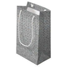 Silver Glittery Gift Bag