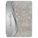 Silver Gnistra Glam Bling Personlig Metall iPad Air Skydd (Framsidan)