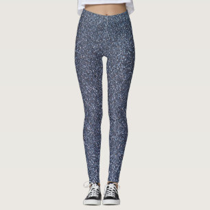 Silver Gnistra Glitter Leggings