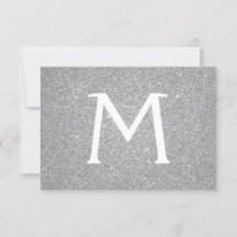 Silver Gnistra Glitter Quinceanera Spara datum