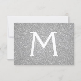 Silver Gnistra Glitter Quinceanera Spara datum Spara Datumet