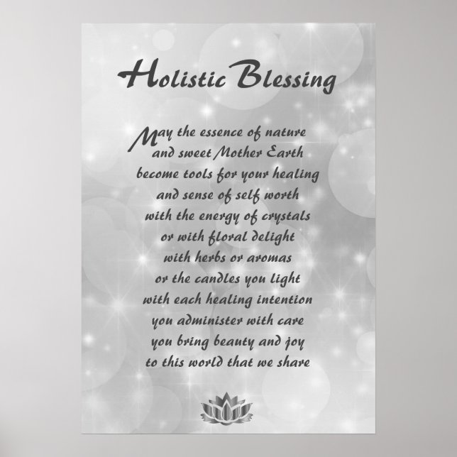 Silver Gnistra Holistic Bluting Poster (Framsidan)