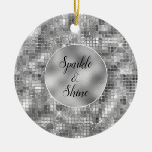 Silver Gnistra Julgransprydnad Keramik